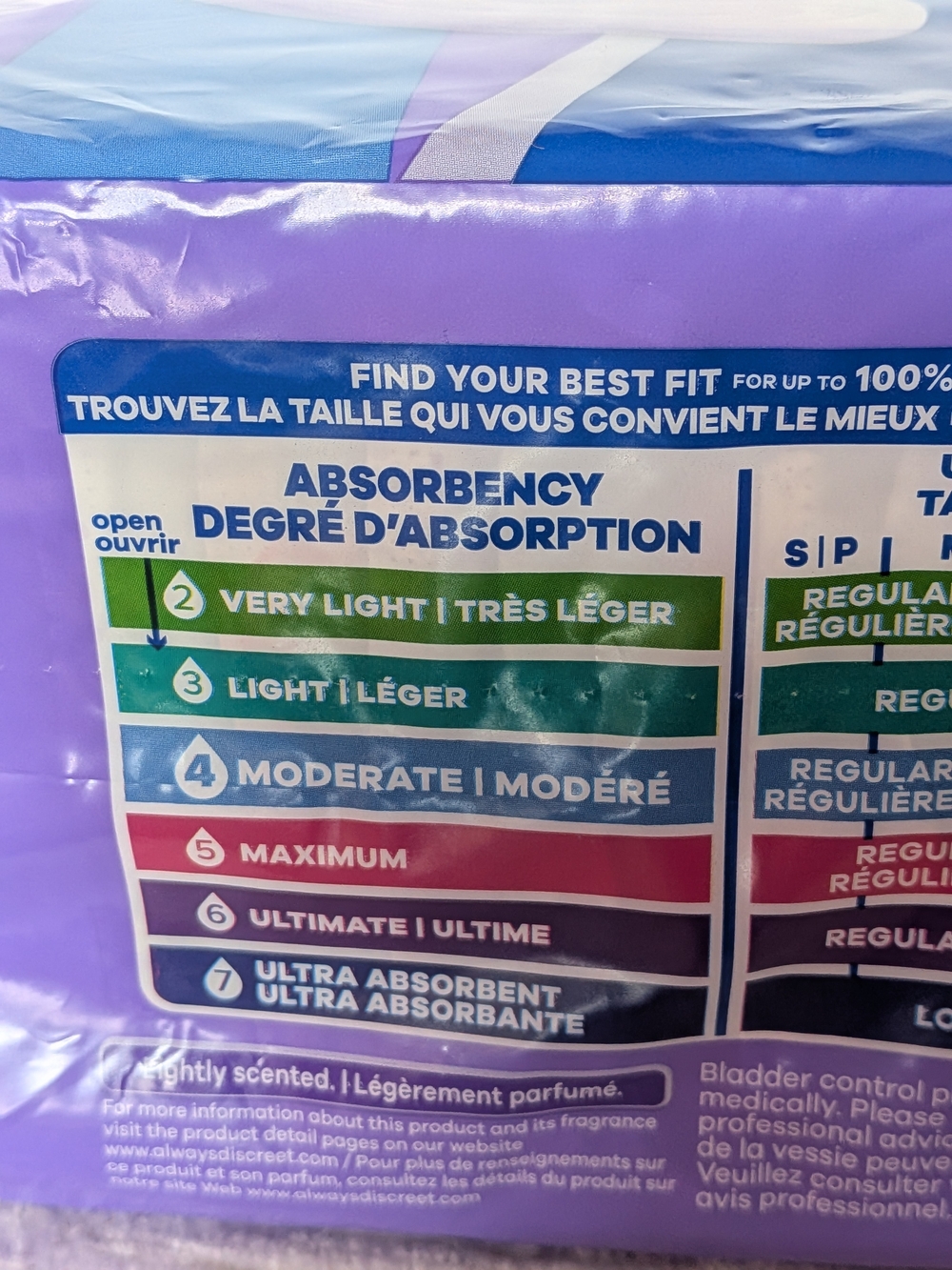 Always Discreet Moderate 4 Long Pads - 54 count Pack NWT - Picture 8 of 14